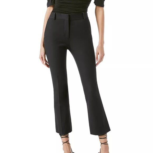 NEW NWOT! FRAME LE CROP MINI BOOT TROUSERS PANTS FLAT FRONT CROP FLARE sz 10 - Picture 1 of 7